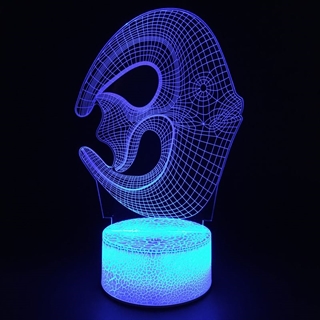 Fiskformet 3D lampe